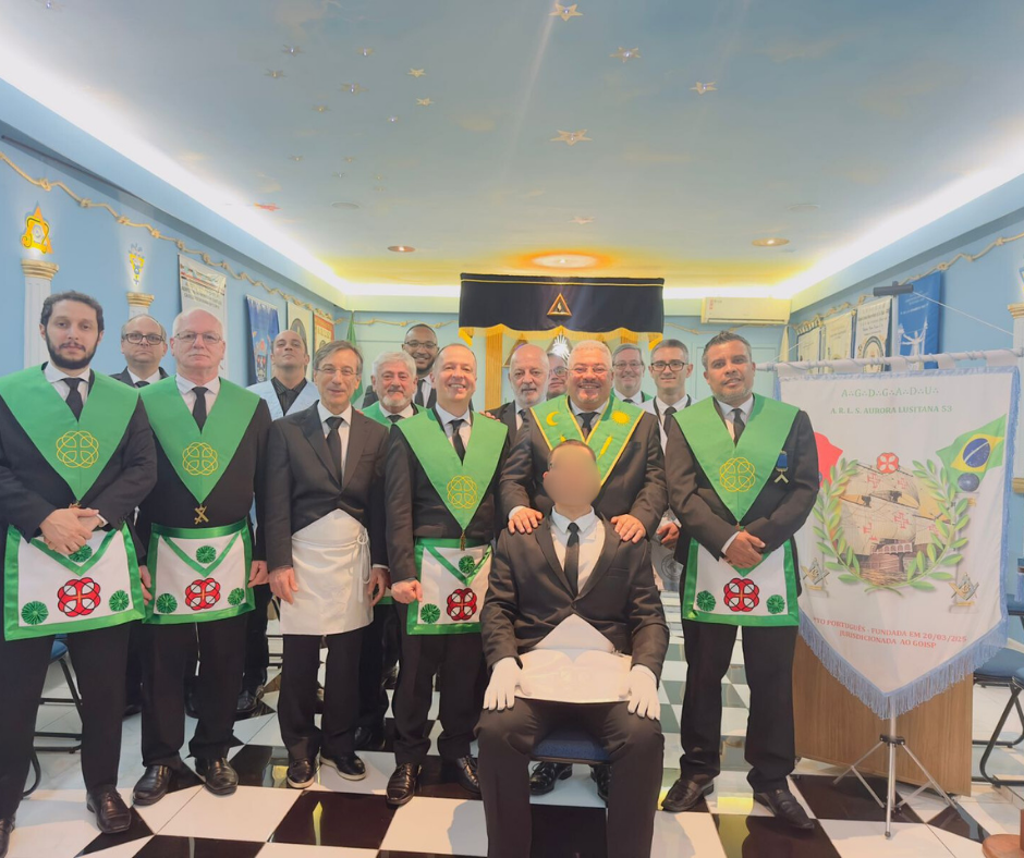 A.R.L.S. Aurora Lusitana nº 53 realiza Sessão Magna de Iniciação no Rito Português